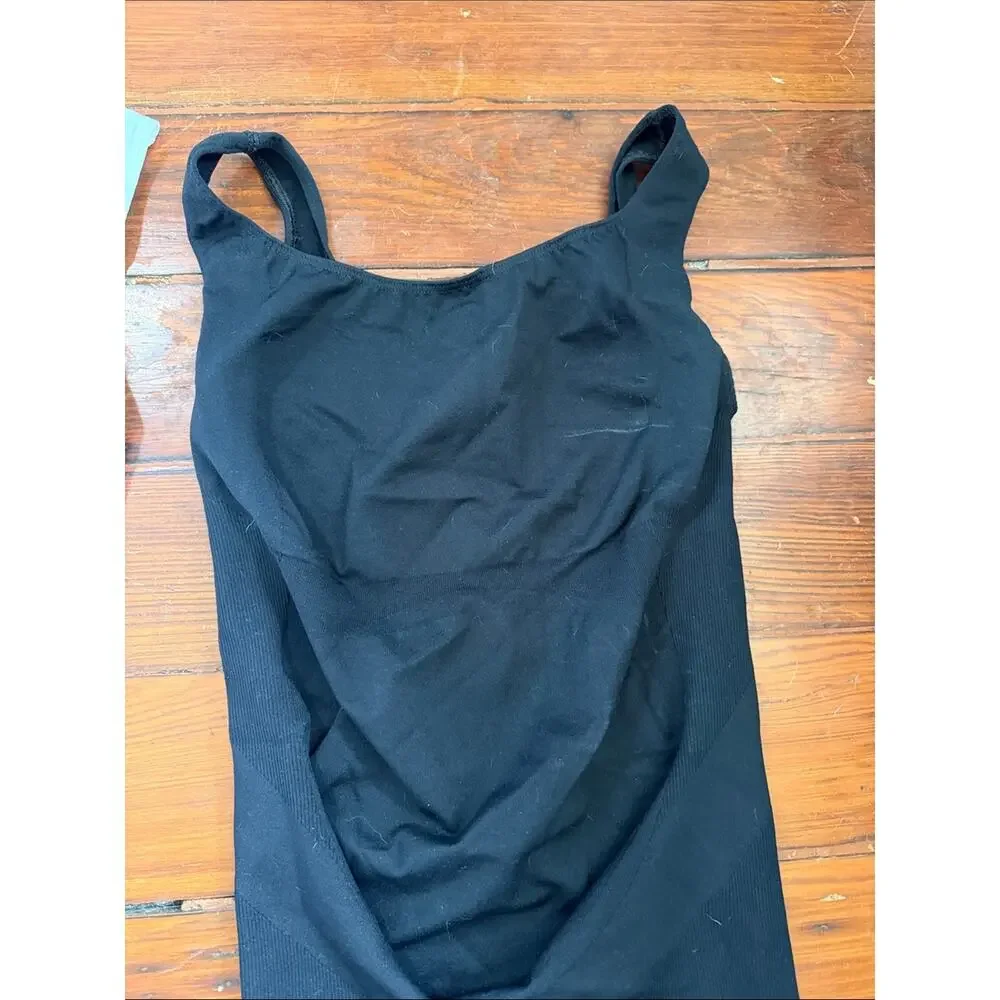 Blanqi maternity long line belly support stretch tank camisole set of 2 sz S